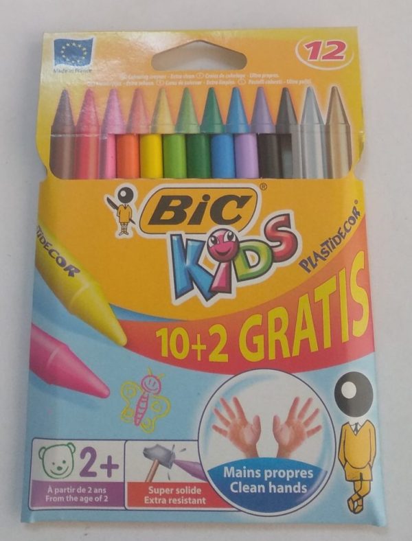 Bic plastic crayons