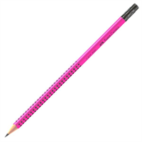 Faber-Castell μολύβι με γόμα grip