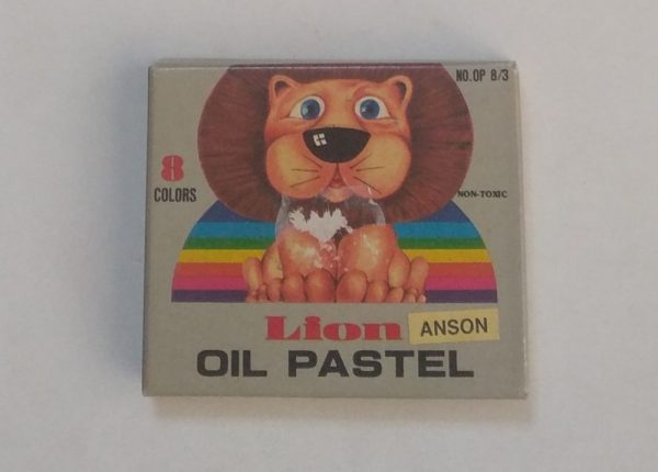 lion oil pastel