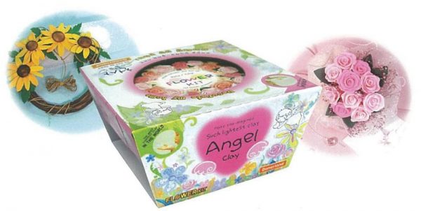 Σετ Flower kit από angel clay για ανθοδέσμη με λουλούδια
