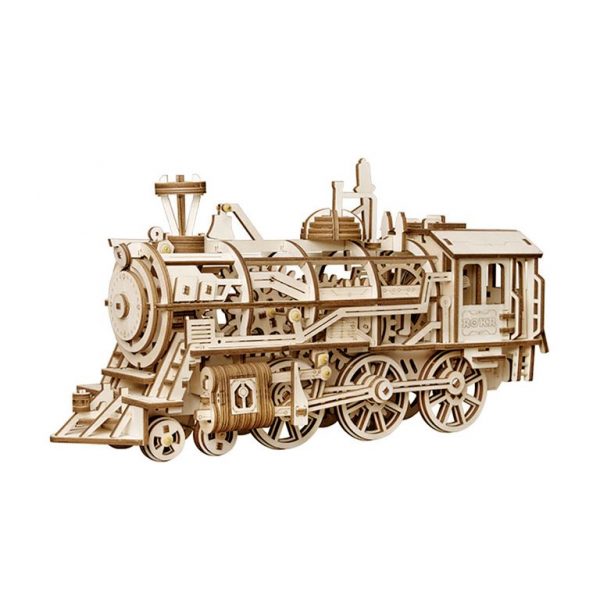 ROBOTIME Locomotive LK701 3D Ξύλινο Μηχανικό Puzzle