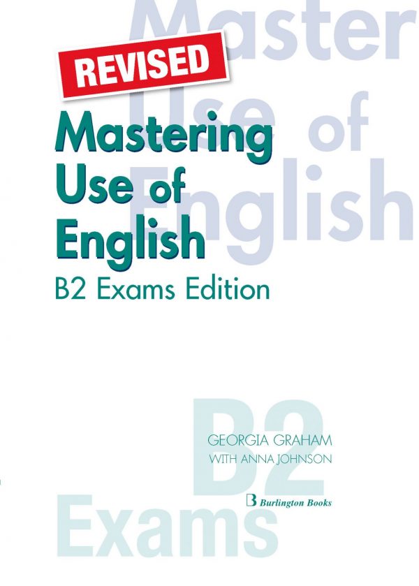 REVISED Mastering Use of English B2 Exams Edition sb