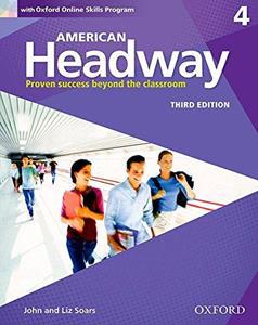 AMERICAN HEADWAY 4 3RD EDITION STUDENT BOOK WITH OXFORD ONLINE SKILLS PROGRAM