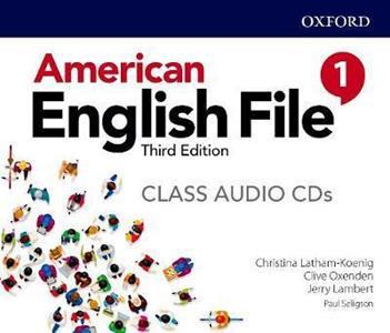 AMERICAN ENGLISH FILE 3RD EDITION 1 CLASS AUDIO CDs