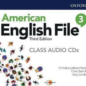 AMERICAN ENGLISH FILE 3RD EDITION 3 CLASS AUDIO CDs