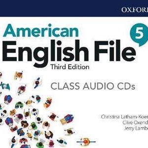 AMERICAN ENGLISH FILE 3RD EDITION 5 CLASS AUDIO CDs