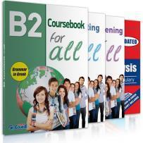 B2 FOR ALL FULL PACK & GRAMMALYSIS B2 ( PLUS COURSEBOOK & LISTENING & WRITING)