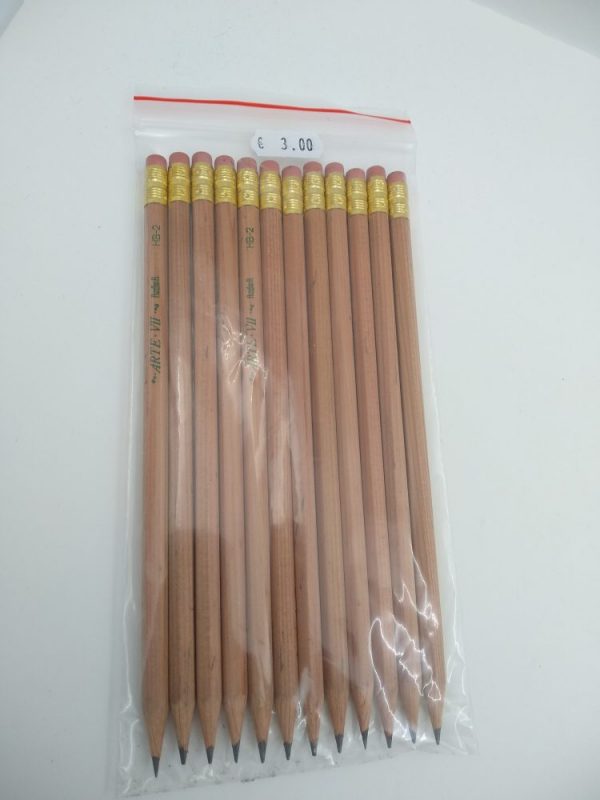 12 μολύβια με γόμα οικολογικά