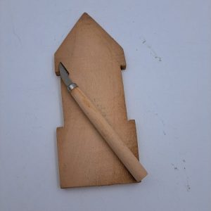 Σχέδιο ξυλογλυπτικής ένα εργαλείο