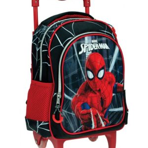 Spiderman Black City 23 Σακίδιο Νηπιαγωγείου Trolley