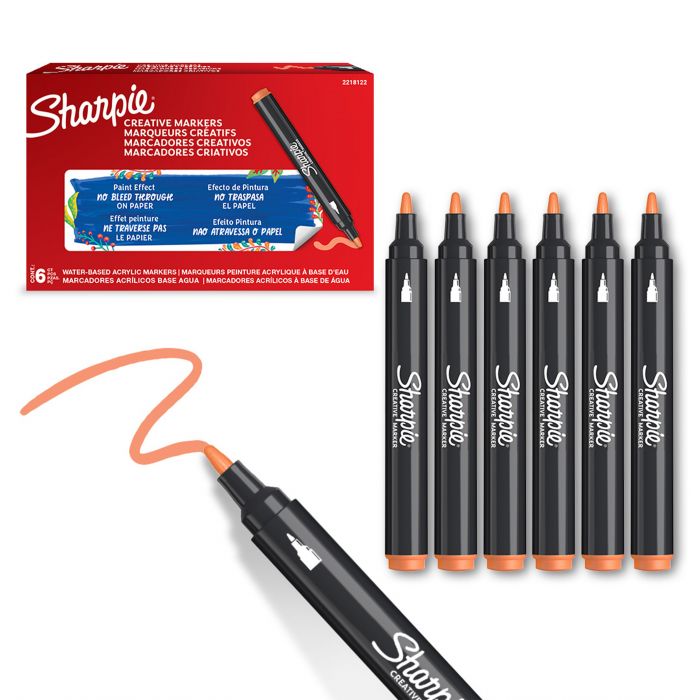 SHARPIE CREATIVE ACR. M.BULLET ORANGE ACRYLIC SHARPIE CREATIVE ACR. M.BULLET ORANGE ACRYLIC