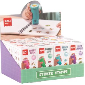 APLI STICKER STAMPS DISPLAY 12U APLI STICKER STAMPS DISPLAY 12U