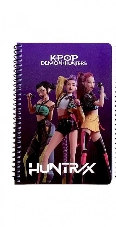 Τετράδιο Σπιράλ K-Pop Demon Hunters Weapons Τετράδιο Σπιράλ K-Pop Demon Hunters Weapons